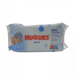 Huggies Baby mitrās salvetes Pure, 56 gab.